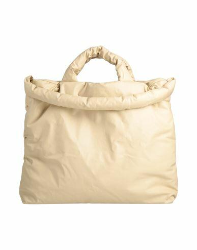 Kassl Editions Woman Handbag Beige Cotton, Polyurethane, Elastane Cover