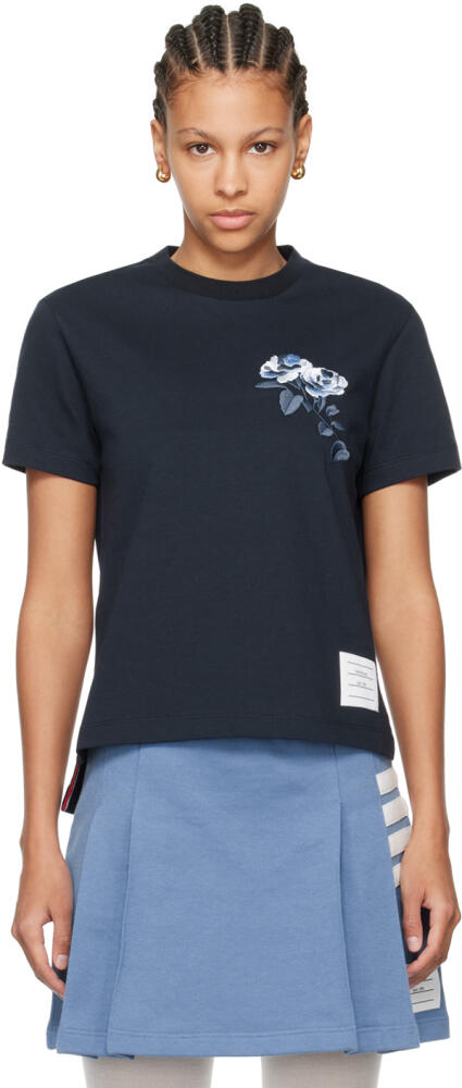 Thom Browne Navy Rose T-Shirt Cover