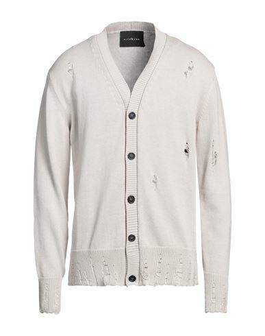 John Richmond Man Cardigan Light grey Cotton Cover