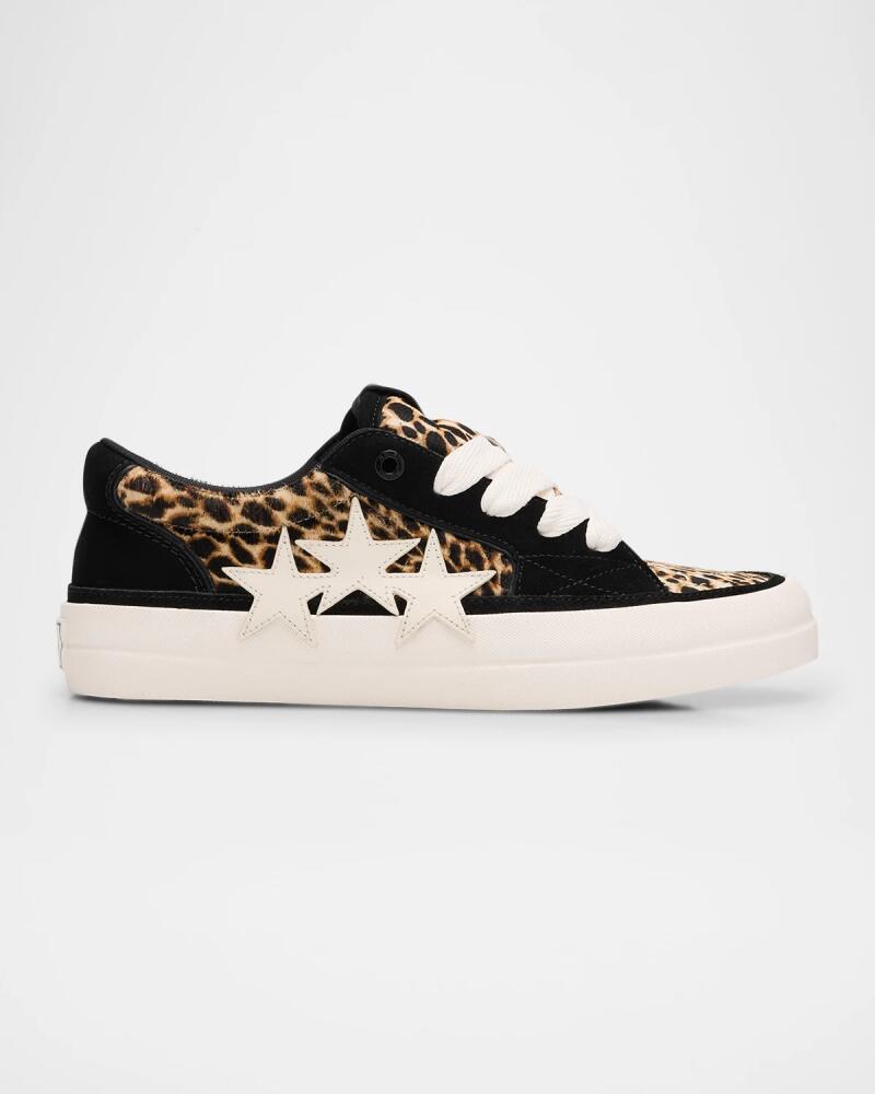 Amiri Men's Leopard Sunset Low-Top Sneakers Cover