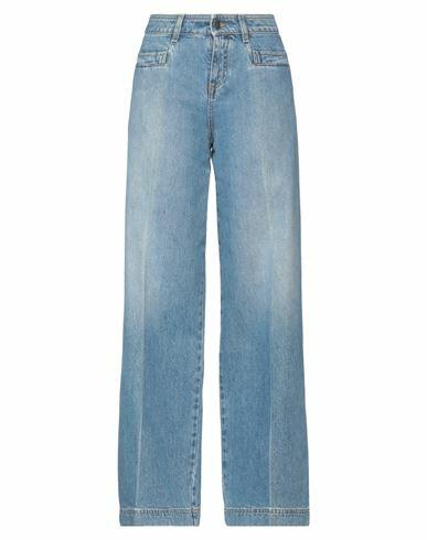 Philosophy Di Lorenzo Serafini Woman Jeans Blue Cotton Cover