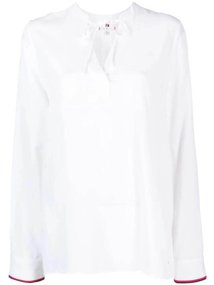 Tommy Hilfiger long-sleeve blouse - White Cover