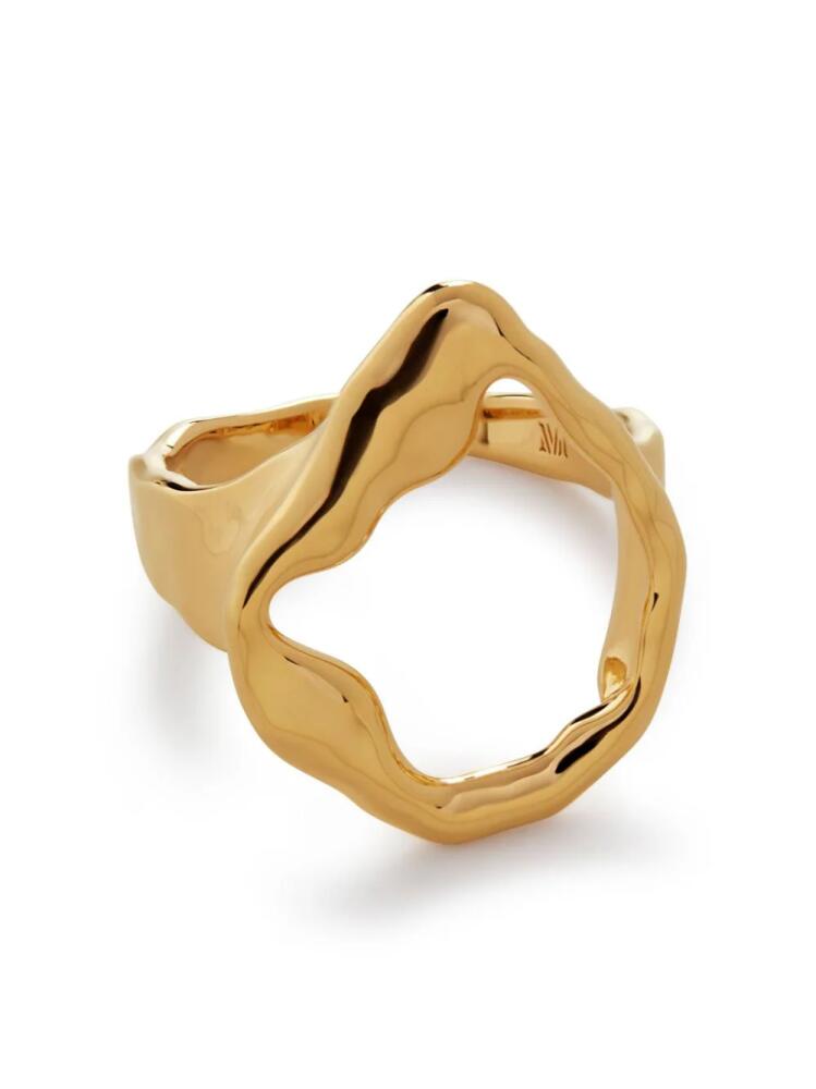 Monica Vinader Lagoon gold vermeil ring Cover