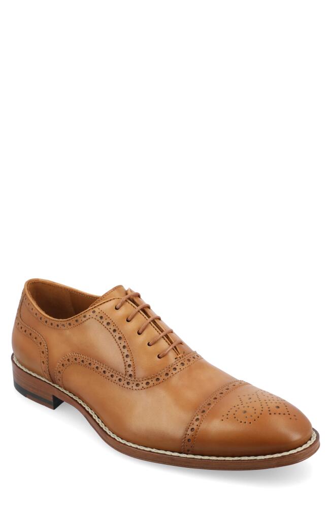 TAFT Noah Cap Toe Oxford in Honey Cover