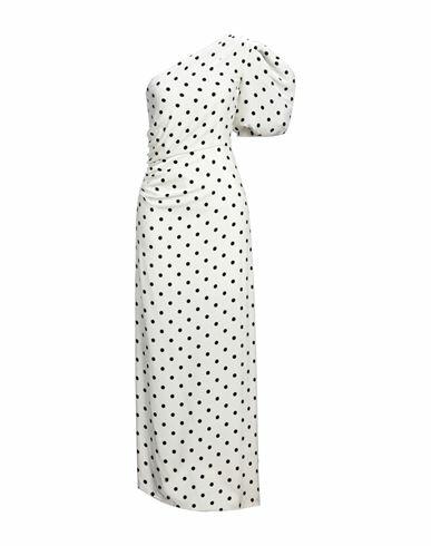 Vivetta Woman Maxi dress White Viscose, Silk Cover