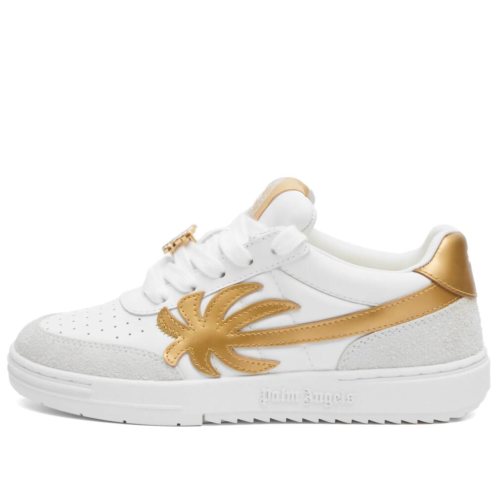 Palm Angels Women's Palm Beach University Sneakers in White Cover