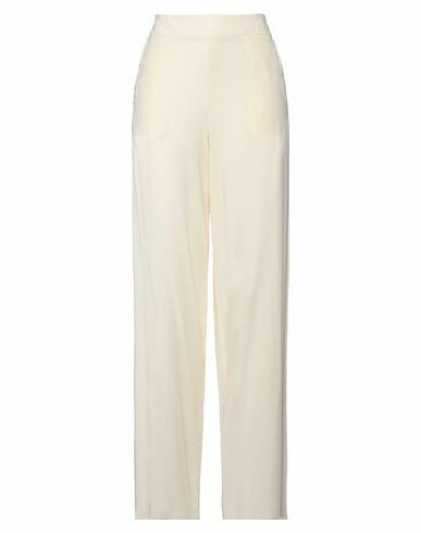 Liviana Conti Woman Pants Beige Viscose, Elastane Cover