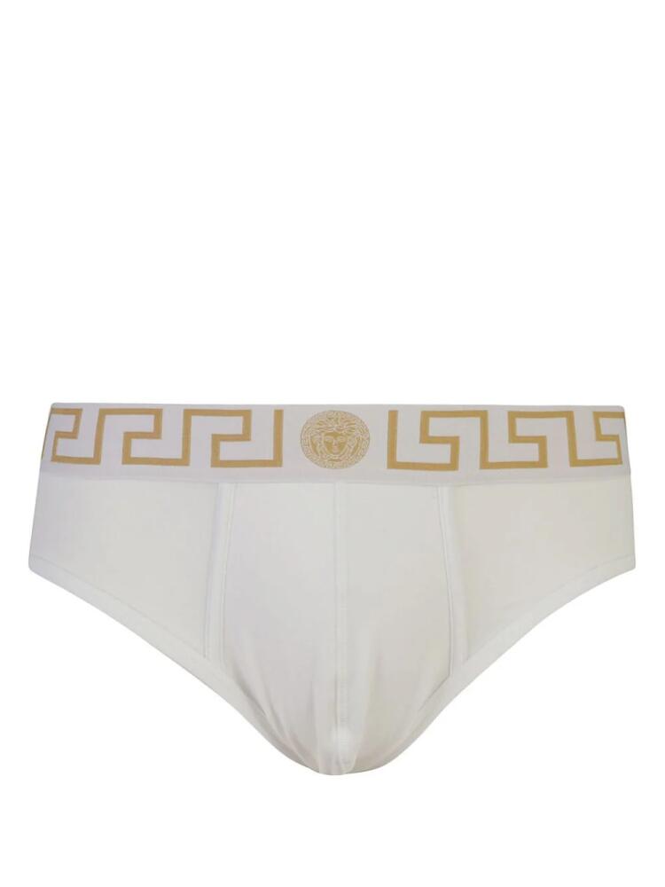 Versace Greca Border boxer briefs (set of three) - White Cover