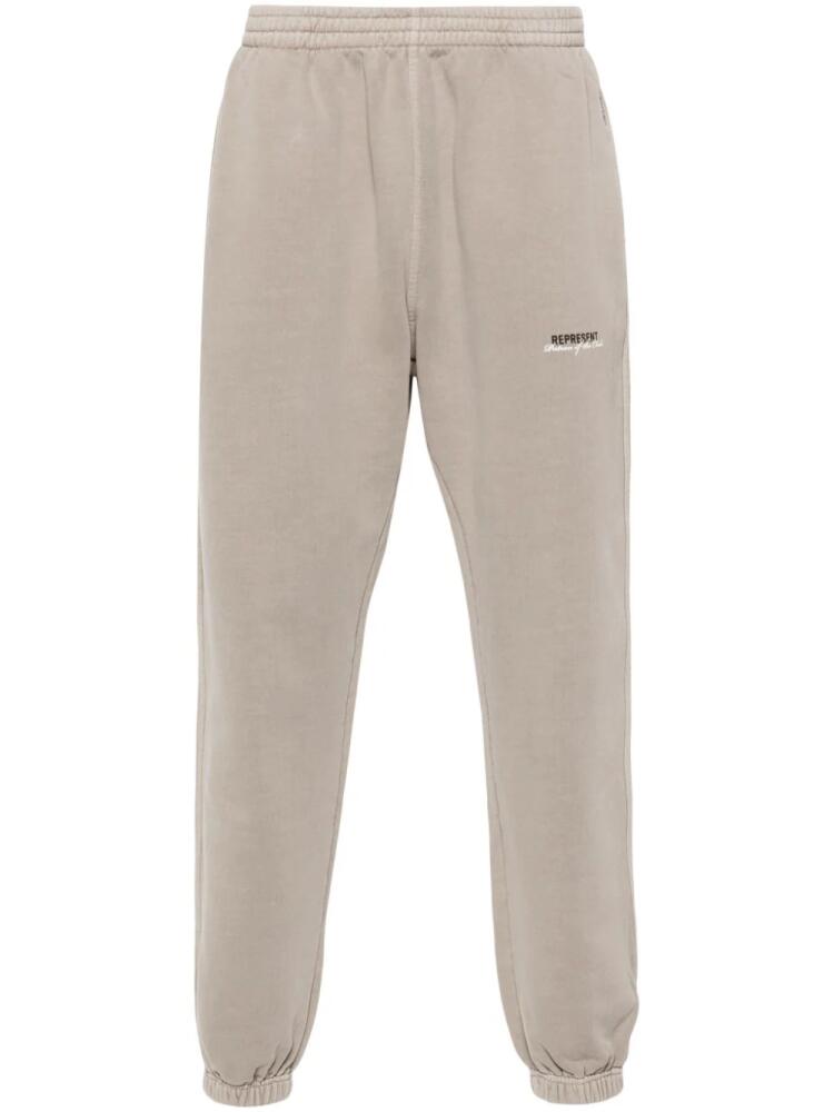 Represent Patron of The Club cotton track pants - Grey Cover