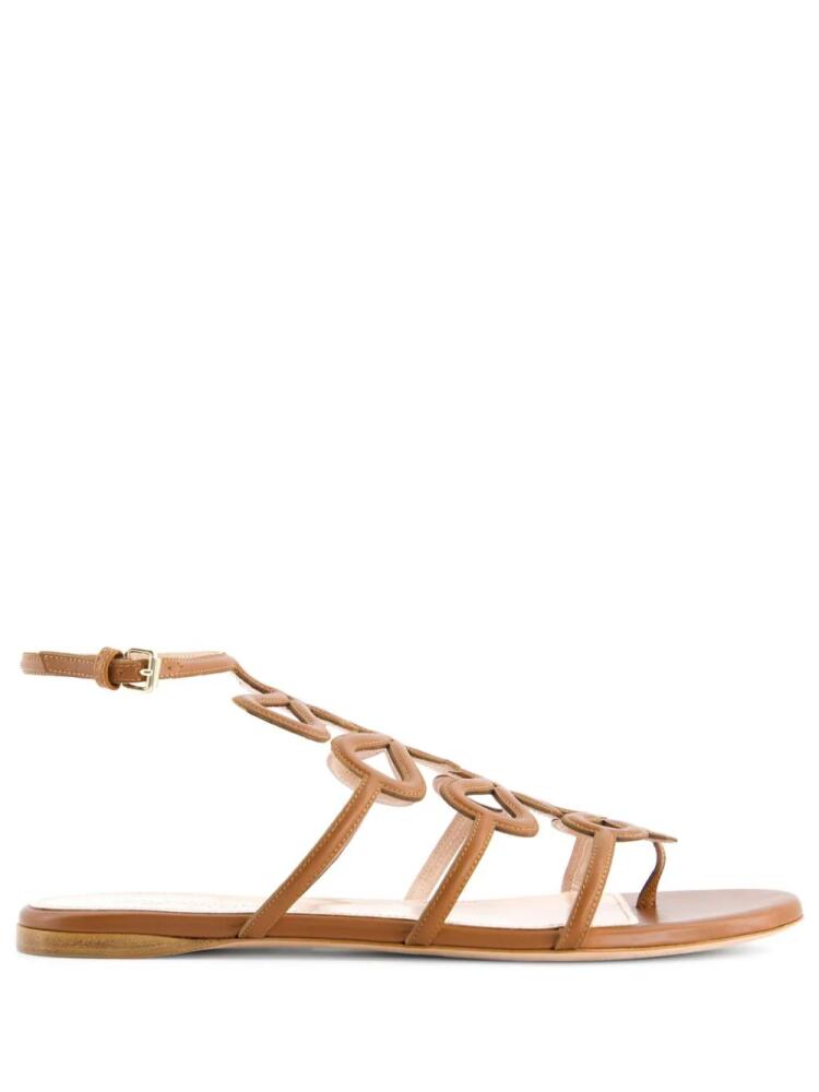 Giambattista Valli bow-detailing leather sandals - Brown Cover