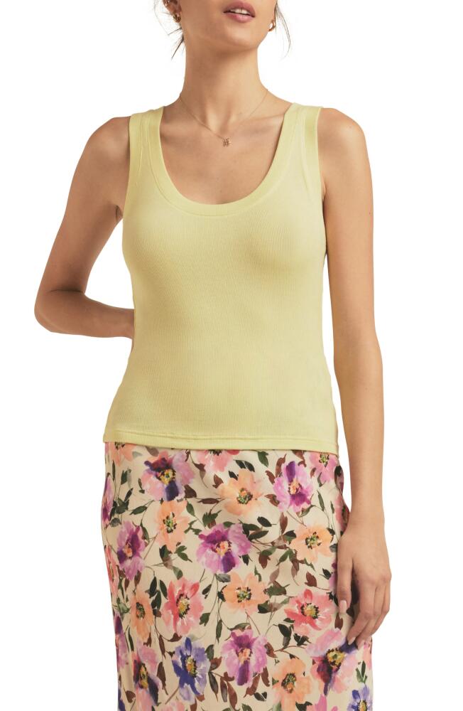 Favorite Daughter The Rib Tank in Limeade Cover