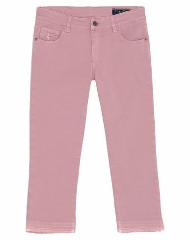 Avantgar Denim By European Culture Woman Pants Pink Cotton, Polyester, Elastane Cover