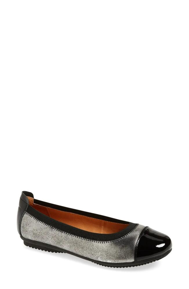 Josef Seibel Pippa 07 Flat in Basalt Leather Cover