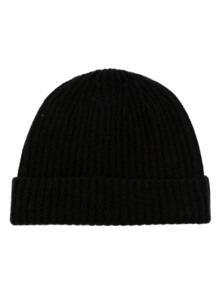 Boglioli ribbed cashmere beanie - Black Cover