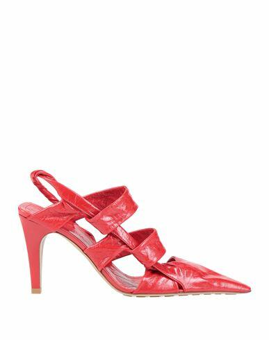 Bottega Veneta Woman Pumps Red Lambskin Cover