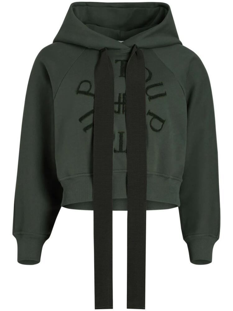 Patou Medallion hoodie - Green Cover