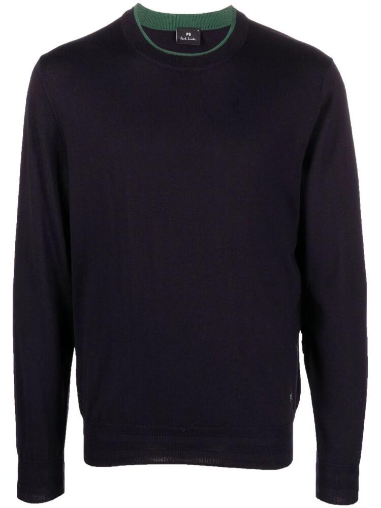 PS Paul Smith crew-neck pullover jumper - Blue Cover