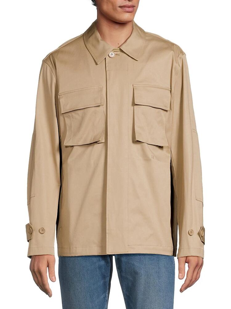 Helmut Lang Men's Utility Shirt Jacket - Khaki Cover