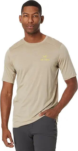 Arc'teryx Ionia Merino Wool Arc'Word Short Sleeve (Smoke Bluff) Men's Clothing Cover