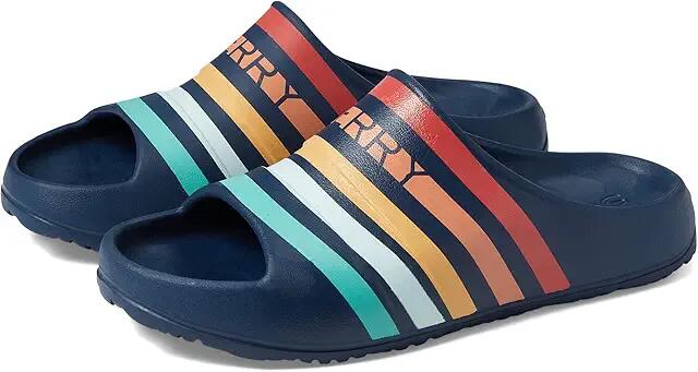 Sperry Float Slide (Blue Stripe) Men's Shoes Cover