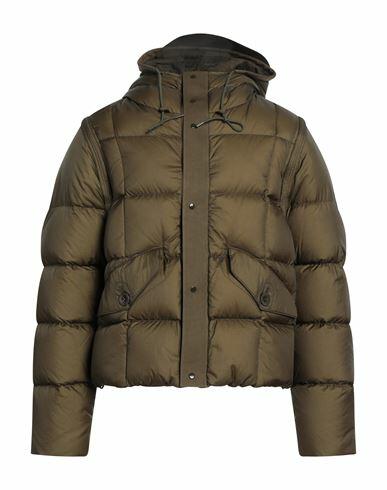 Ten C Man Puffer Military green Polyamide, Polyester Cover