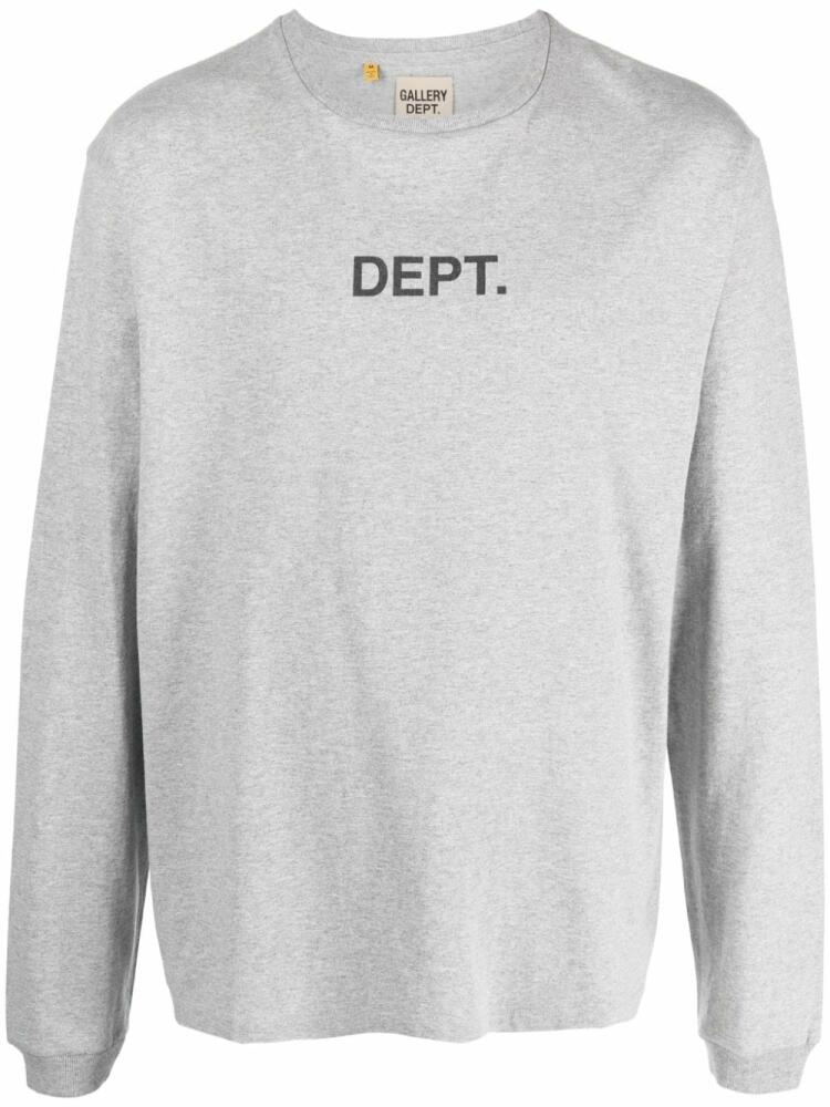 GALLERY DEPT. logo-print mélange sweatshirt - Grey Cover