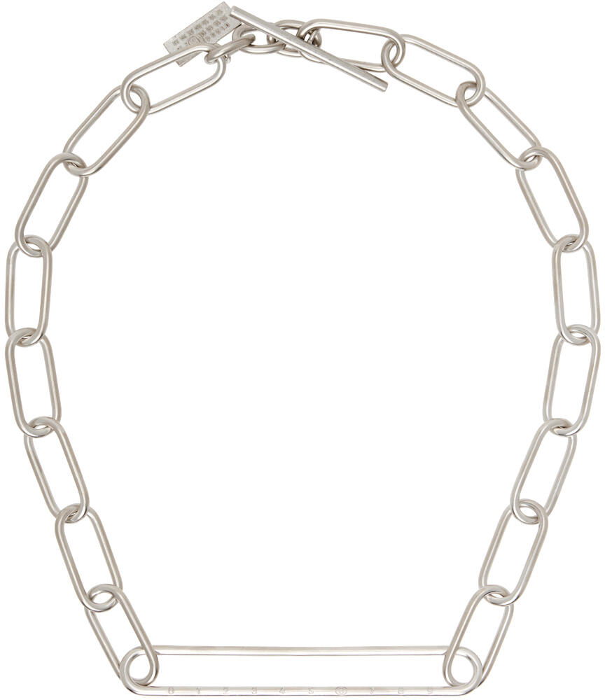 MM6 Maison Margiela Silver Chain Necklace Cover