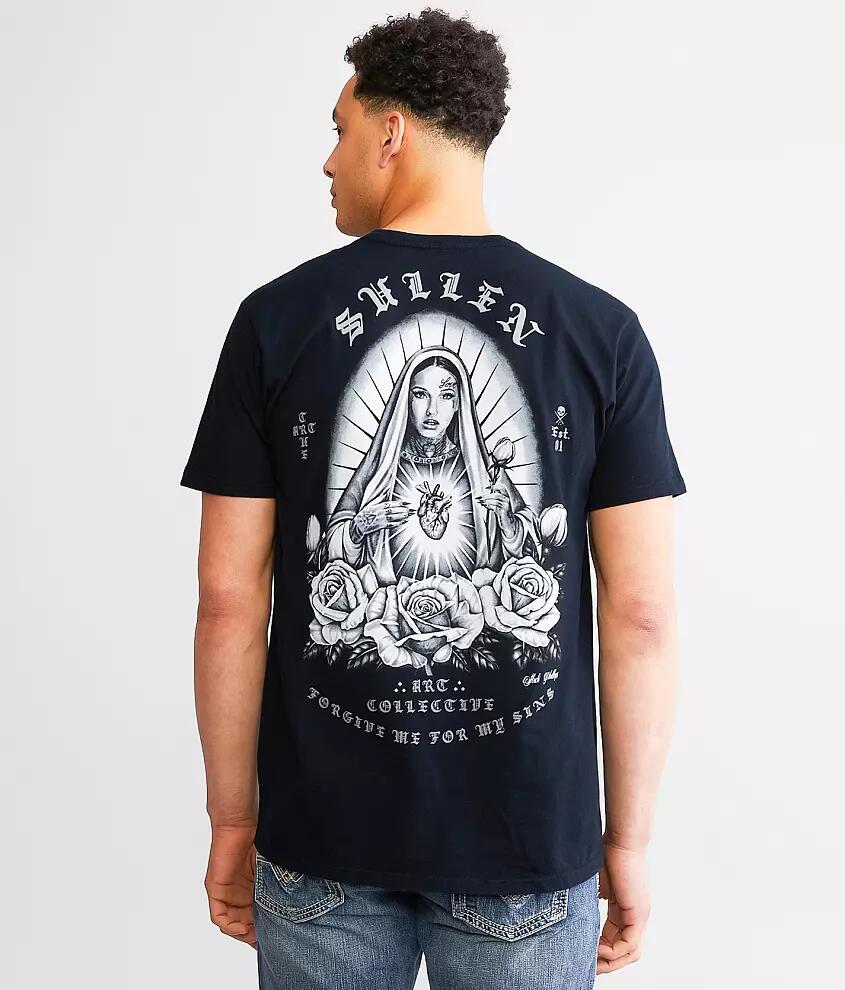 Sullen Mother Mary T-Shirt Cover