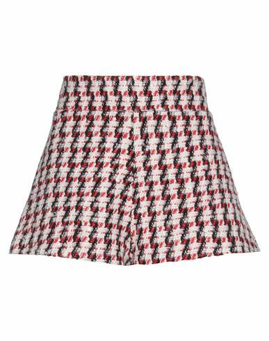 Amen Woman Shorts & Bermuda Shorts Red Wool, Acrylic, Viscose, Polyamide, Polyester Cover