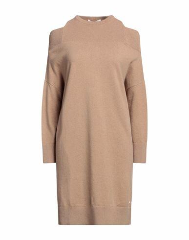 Liviana Conti Woman Mini dress Camel Cashmere, Polyamide Cover