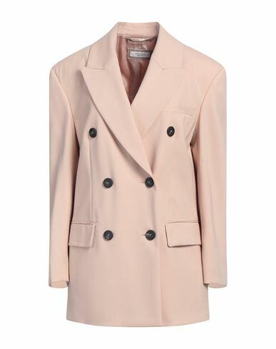 Peserico Woman Blazer Sand Polyester, Virgin Wool, Elastane Cover