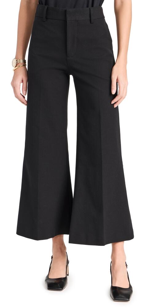 FRAME Le Crop Palazzo Trousers Noir Cover