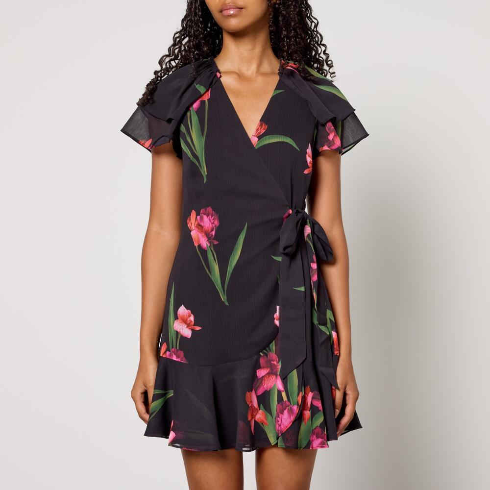 Ted Baker Fasnia Angel Sleeve Wrap Mini Dress Cover