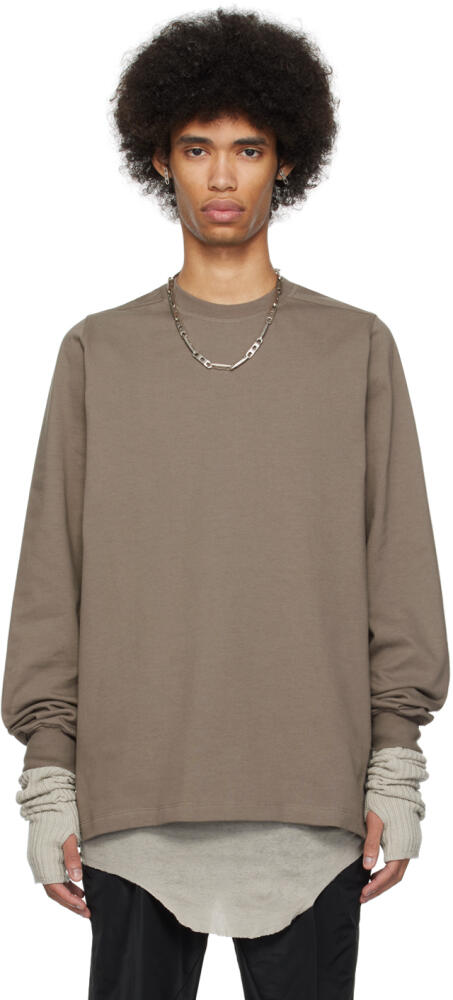 Rick Owens Gray Crewneck Sweatshirt Cover