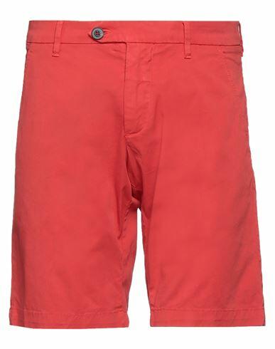 Roÿ Roger's Man Shorts & Bermuda Shorts Tomato red Cotton, Elastane Cover