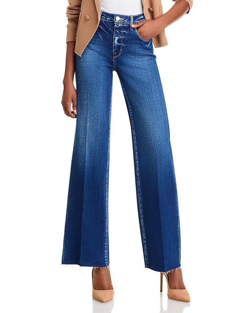 L'Agence Scottie High Rise Wide Leg Jeans in Desoto Cover