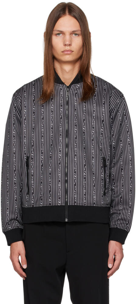 Versace Jeans Couture Black Stripe Jacket Cover