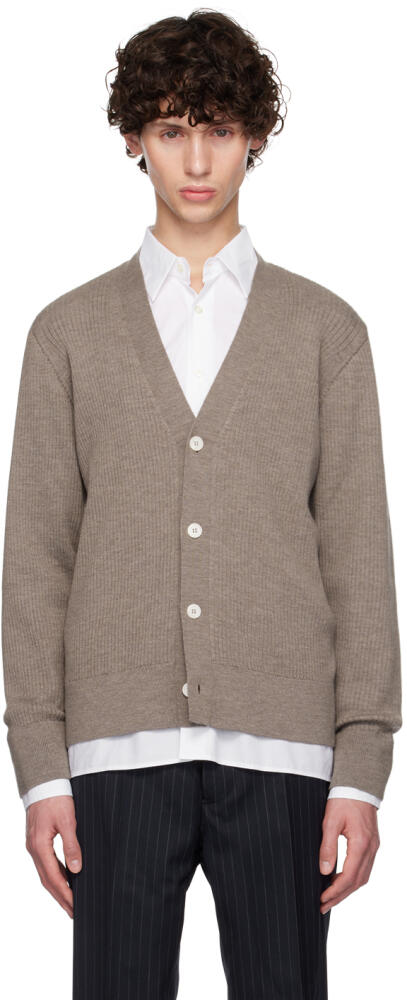 Officine Générale Taupe Miles Cardigan Cover