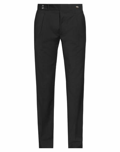 Tagliatore Man Pants Black Super 110s Wool Cover