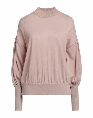 Emma & Gaia Woman Sweater Light brown Merino Wool Cover