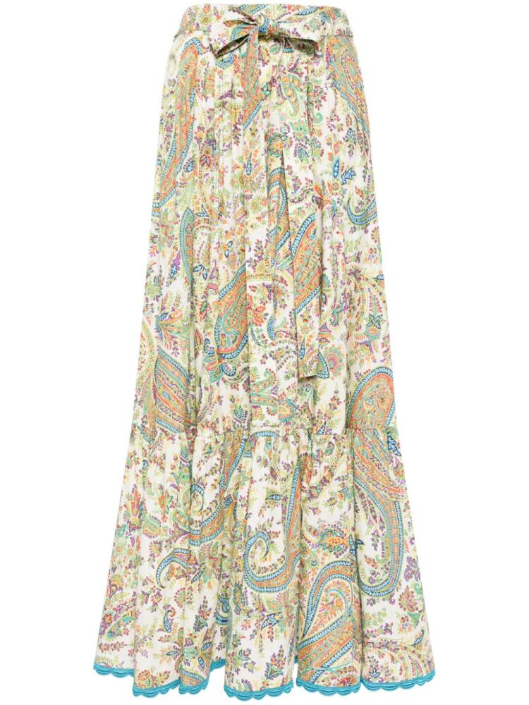 ETRO paisley-print cotton skirt - Multicolour Cover