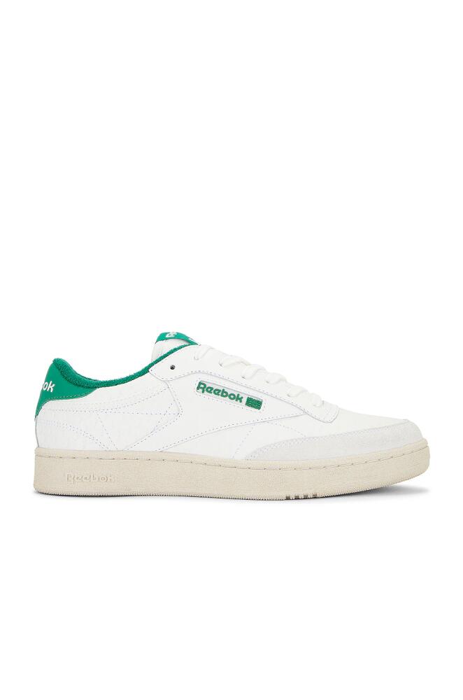 Reebok X NGG Club C Sneaker In White & Green in White Cover