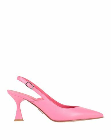 Sergio Levantesi Woman Pumps Pink Leather Cover