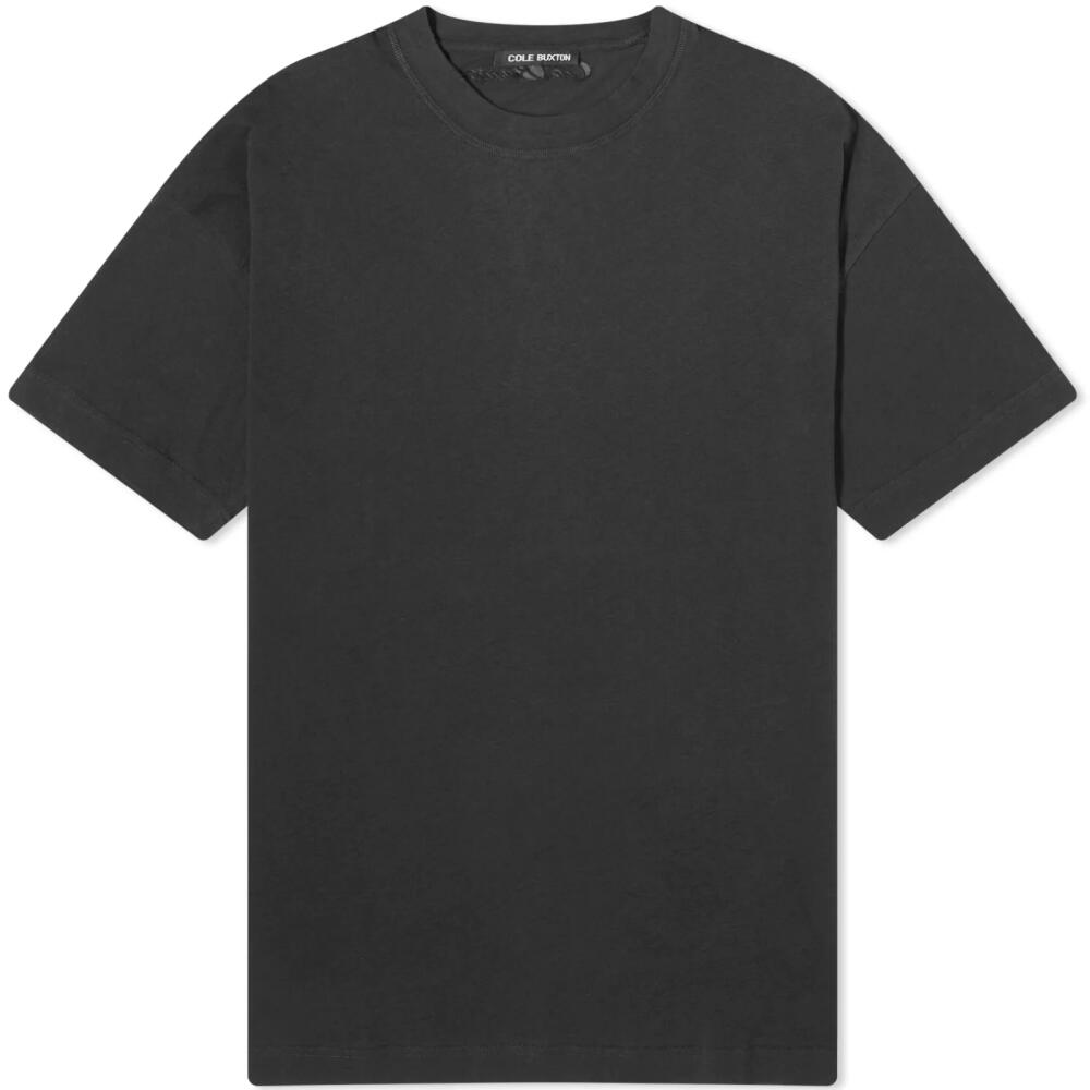 Cole Buxton Men's Distressed Lightweight T-Shirt in Vintage Black Cover