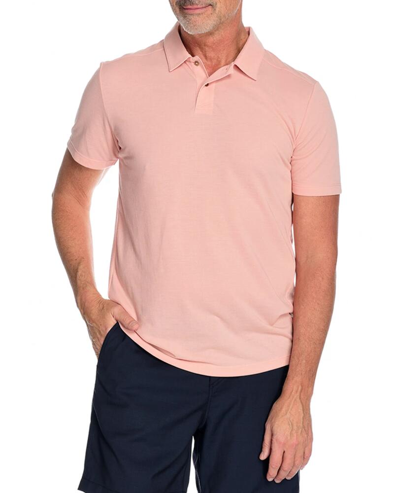 Fisher + Baker Men's Kent Asymmetric-Button Polo Shirt Cover