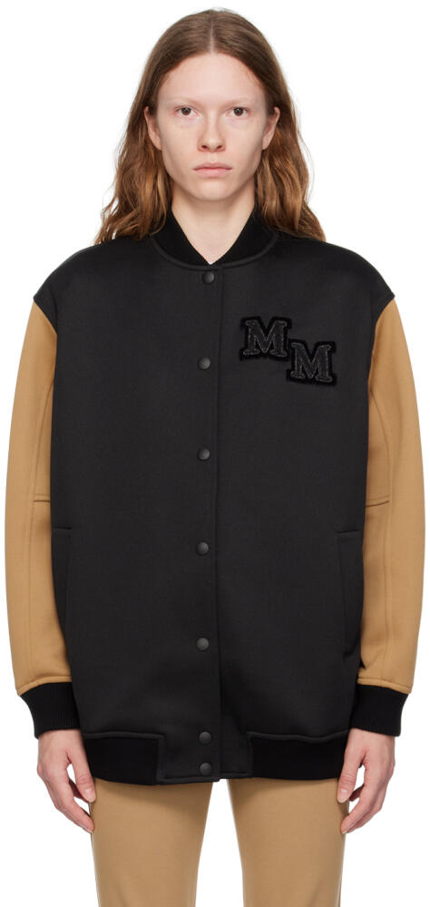 Max Mara Black Verace Bomber Jacket Cover