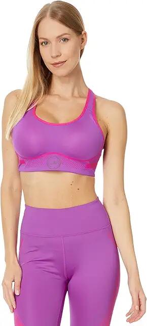 adidas by Stella McCartney TruePace High Support Sports Bra IT9382 (Shock Purple) Women's Bra Cover