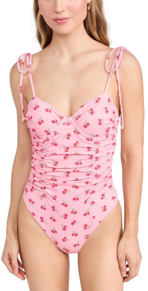 LoveShackFancy Sorella One Piece Cherry Pink Cover