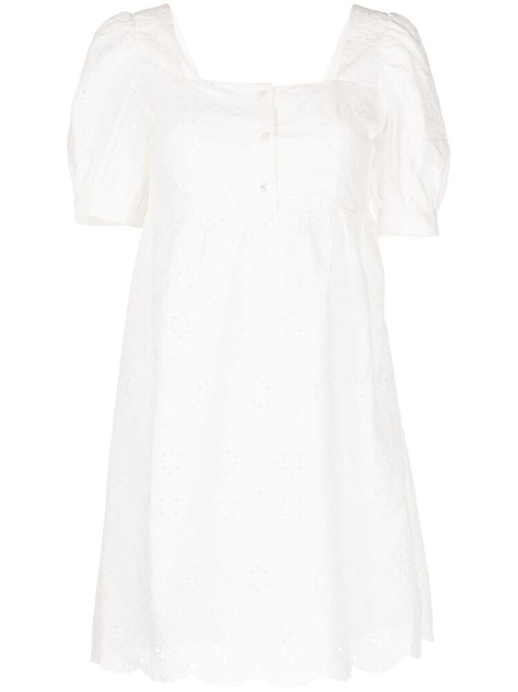 b+ab guipure lace cotton dress - White Cover