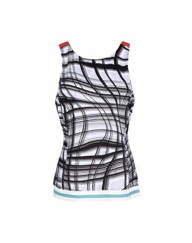 No Ka 'oi Maia Sleeveless Woman Top Grey Polyester, Polyamide, Elastane Cover